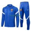 FC Barcelone Ensemble Vestes d'Entraînement 22-23 Bleu Blanc Pour Homme